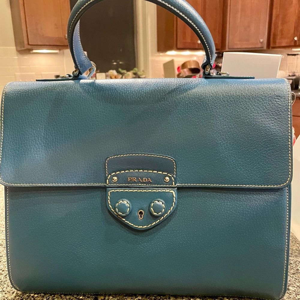 Prada Cinghiale Top Handle Aragosta